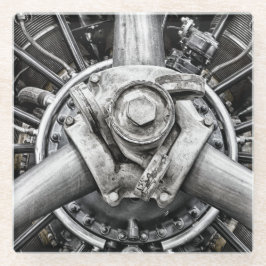 Posavasos De Vidrio Dentro de una hélice