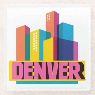 Posavasos De Vidrio Denver en diseño