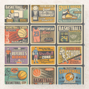 Posavasos De Vidrio Deporte de baloncesto