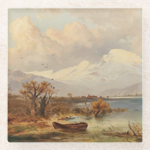 Posavasos De Vidrio Der Haider See - Emil Barbarini