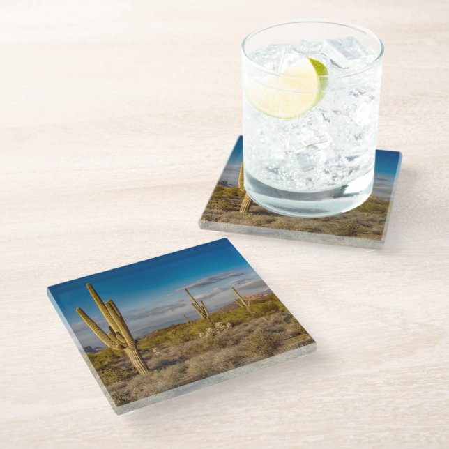 Posavasos De Vidrio Deserts | Superstition Mountains, Arizona (Angular)