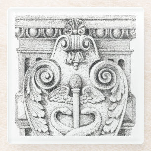 Posavasos De Vidrio DETALLE Copas de bebidas de vidrio