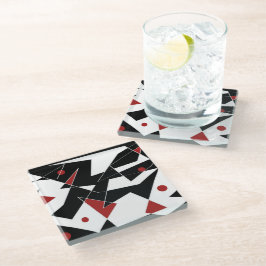 Posavasos De Vidrio Detectar las bolas rojas