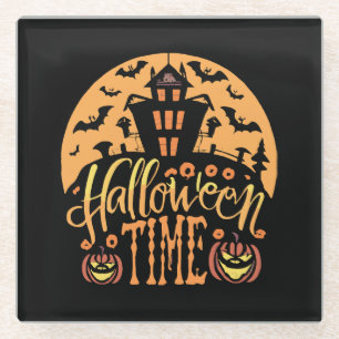 Posavasos De Vidrio Día de las Brujas
