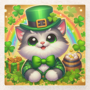 Posavasos De Vidrio Día de San Patricio