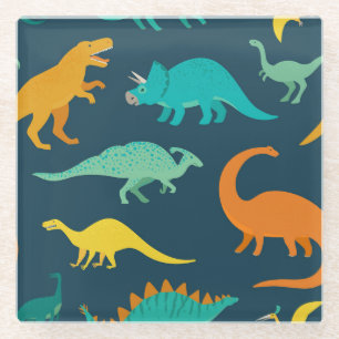 Posavasos De Vidrio Dinosaurio Adventure: Fondo de escritorio infantil