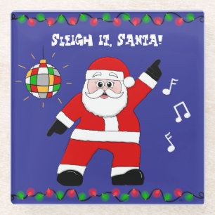 Posavasos De Vidrio Disco Santa