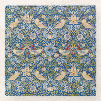 Posavasos De Vidrio Diseño Art Nouveau para aves