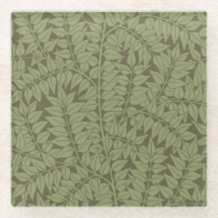 Posavasos De Vidrio Diseño Clásico Art Nouveau de Rama de William Morr