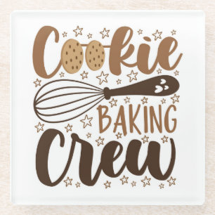 Posavasos De Vidrio Diseño divertido de galletas de pan