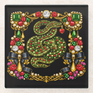 Posavasos De Vidrio Diseño inspirado en Tudor Historia escocesa Escoci