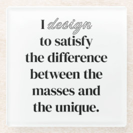 Posavasos De Vidrio Diseño la montaña rusa de vidrio