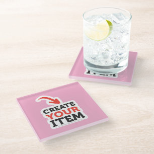 Posavasos De Vidrio DISEÑO-PERSONALIZADO Subir diseño personalizado De