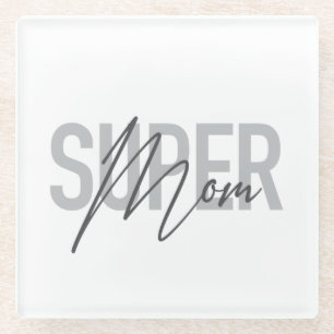 Posavasos De Vidrio Diseño urbano, moderno, simple y fresco de la Supe