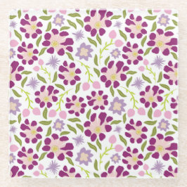 Posavasos De Vidrio Ditsy floral