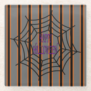 Posavasos De Vidrio Divertidas y divertidas páginas web de araña de Ha
