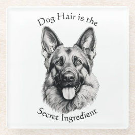 Posavasos De Vidrio Dog Hair Is the Secret Ingredient German Shepherd
