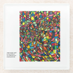 Posavasos De Vidrio "Domingo de Pascua"