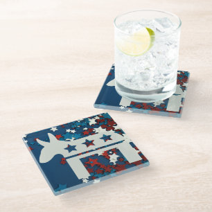 Posavasos De Vidrio Donkey Coaster