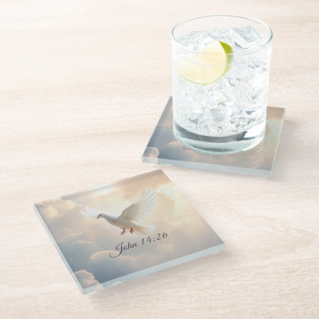 Posavasos De Vidrio Dove (Angular)