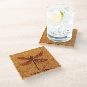 Posavasos De Vidrio Dragón fósil