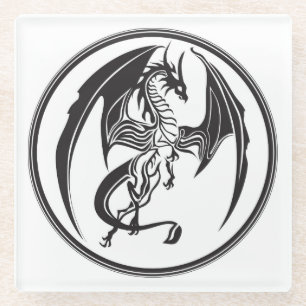 Posavasos De Vidrio Dragones flacos...