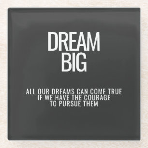 Posavasos De Vidrio Dream Big Coaster