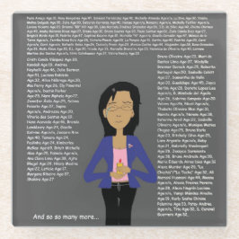 Posavasos De Vidrio DreamsIntoRealityComics Día del Recuerdo