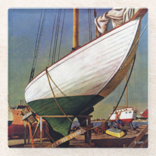 Posavasos De Vidrio Dry Dock de John Atherton