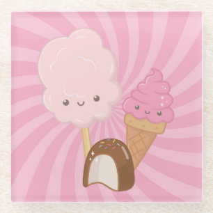 Posavasos De Vidrio Dulces