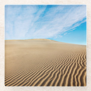 Posavasos De Vidrio Dunas de arena de los planos del Mesquite