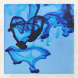 Posavasos De Vidrio Dye Heart