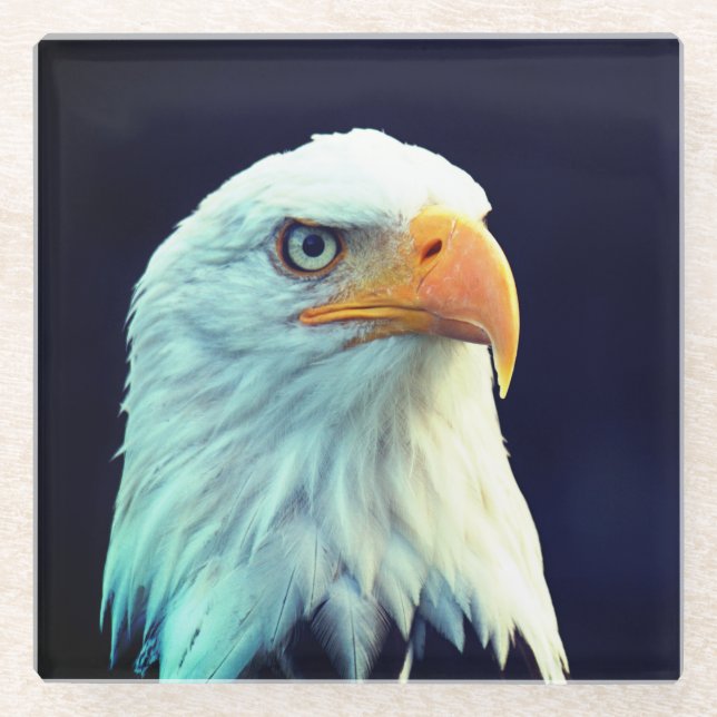 Posavasos De Vidrio Eagle (Anverso)