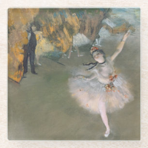 Posavasos De Vidrio Edgar Degas el   la estrella, o bailarín en la