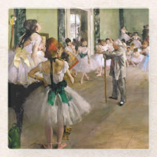 Posavasos De Vidrio Edgar Degas La Clase De Baile