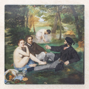 Posavasos De Vidrio Edouard Manet - Almuerzo en la hierba
