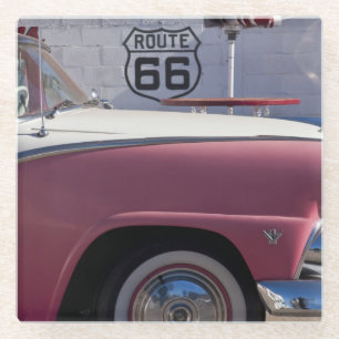 Posavasos De Vidrio EE. UU., Arizona, Williams. Pueblo de Rt. 66, años