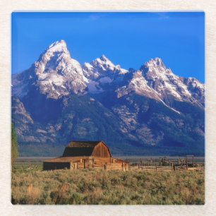 Posavasos De Vidrio EE. UU., Wyoming, Parque Nacional Grand Teton