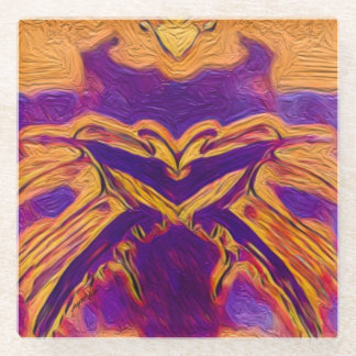 Posavasos De Vidrio Efecto mariposa