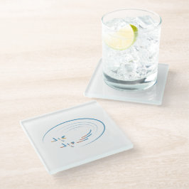 Posavasos De Vidrio Eid, espirales de alegría