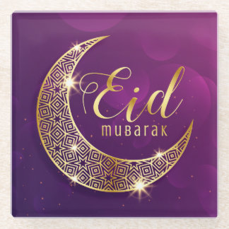 Posavasos De Vidrio Eid Mubarak