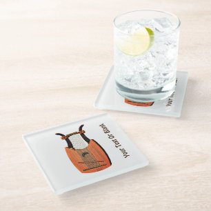 Posavasos De Vidrio El arpa de King David