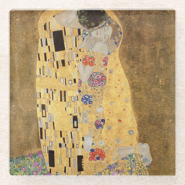 Posavasos De Vidrio El beso, 1907-08 (Anverso)
