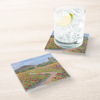 Posavasos De Vidrio El Camino Colorido
