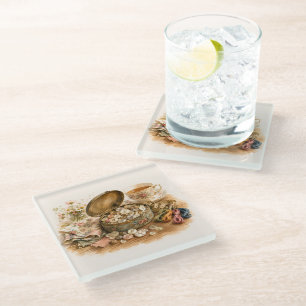 Posavasos De Vidrio El Coaster de Lata de Botón