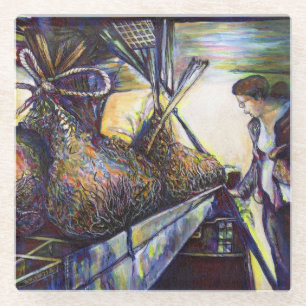 Posavasos De Vidrio El devastador destino de la vida