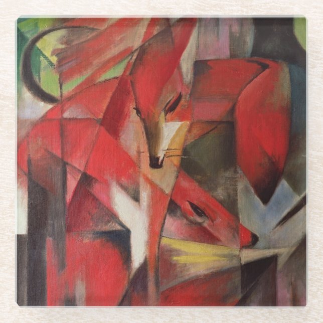 Posavasos De Vidrio El Fox, 1913 (Anverso)