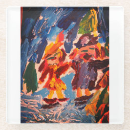 Posavasos De Vidrio El hielo se pone en juego