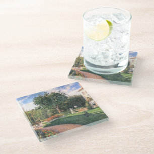 Posavasos De Vidrio El jardín de Les Mathurins Camille Pissarro