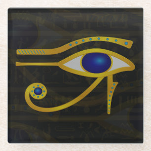 Posavasos De Vidrio El ojo del horus